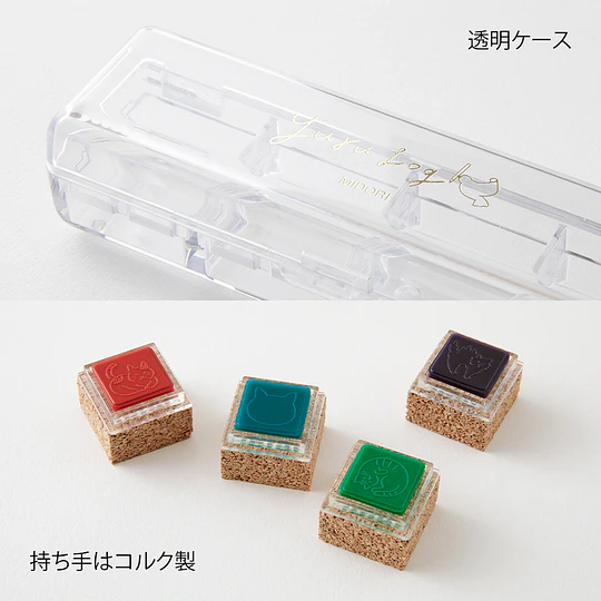 Yuru Log Pre-inked Stamp  Cat