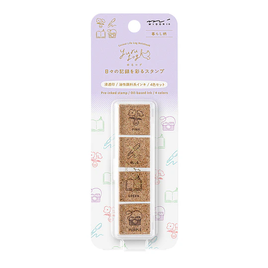 Yuru Log Pre-inked Stamp  Daily Life