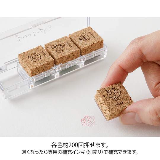 Yuru Log Pre-inked Stamp  Sweet