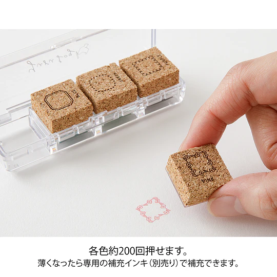 Yuru Log Pre-inked Stamp  Frame