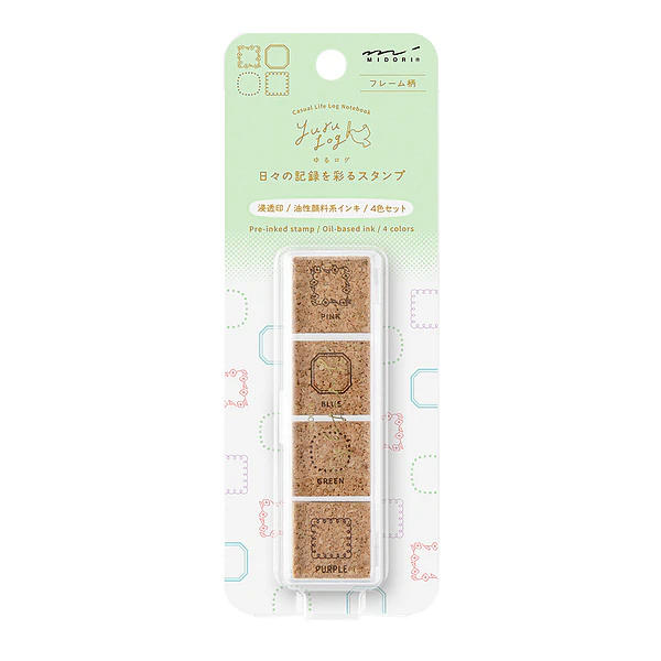 Yuru Log Pre-inked Stamp  Frame