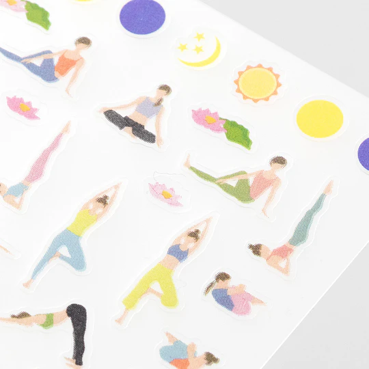 Midori Sticker Achievement Yoga