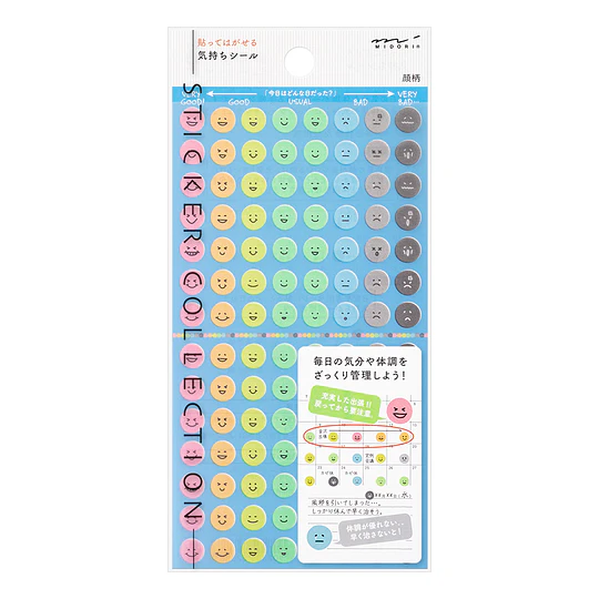 Midori Sticker 2388 Feeling Face