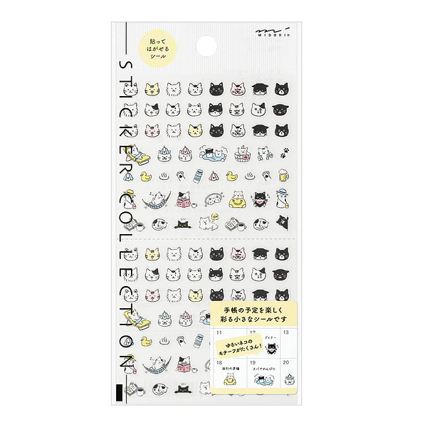 Midori Sticker Pictograph  Cat