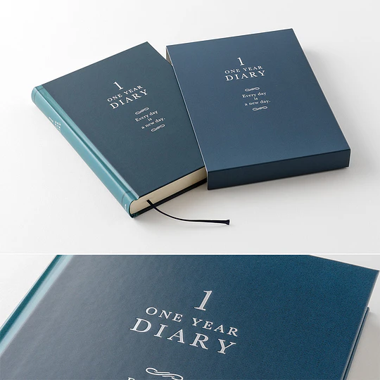 Midori Diary 1 day 1 page Classic Blue