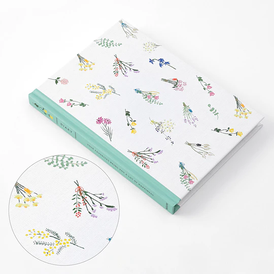 Midori Diary Dry Flower