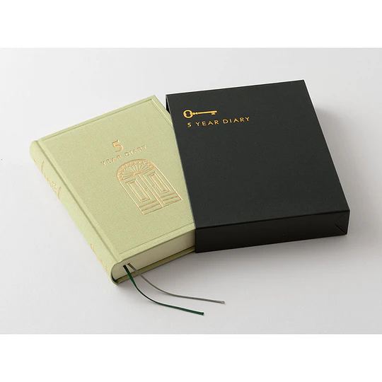 Midori 5-Year Diary Gate Mini Light Green