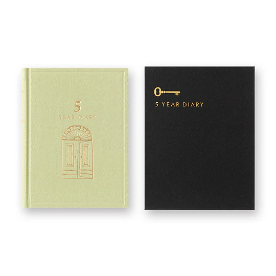 Midori 5-Year Diary Gate Mini Light Green