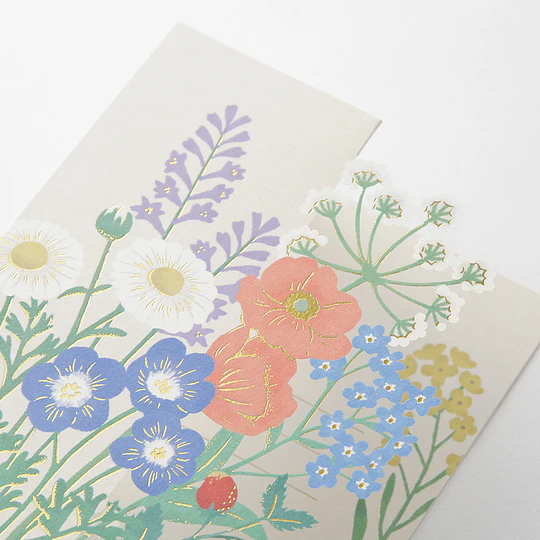 Midori Decorative 3D Greeting Card  Wildflower