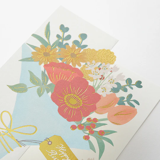 Midori Decorative 3D Greeting Card Birthday  Bouquet