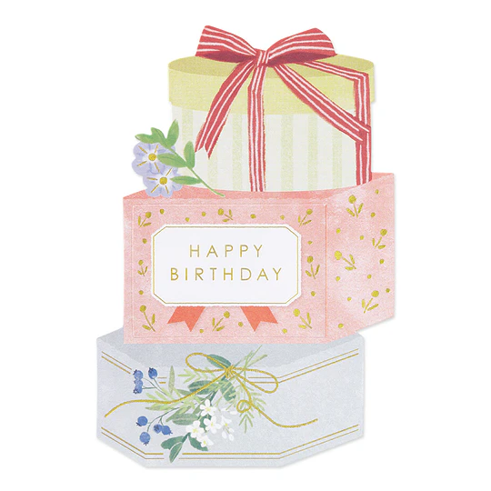 Midori Card Peel Back  Birthday Present