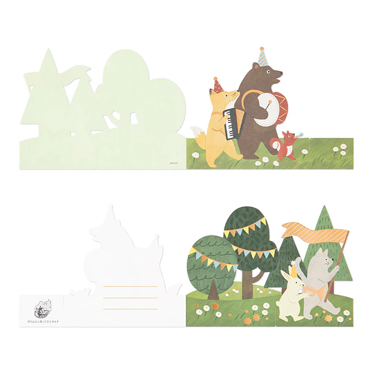 Midori Decorative 3D Greeting Card Marching Band
