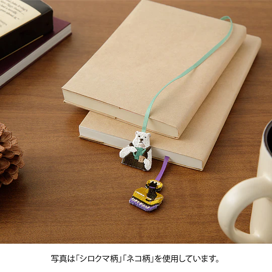 Midori Embroidery Bookmarker Cat