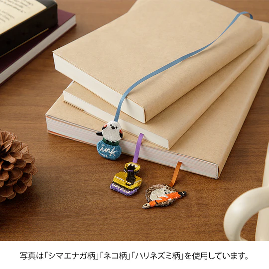 Midori Embroidery Bookmarker Cat