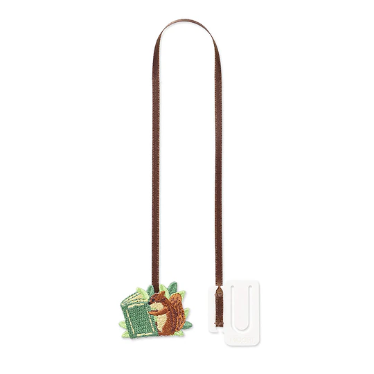 Midori Embroidery Bookmarker Squirrel