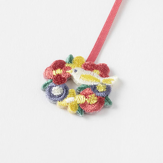 Midori Embroidery Bookmarker Bird