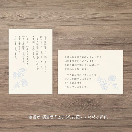 Midori Postcard 5 colors HANAIRO WASHI 