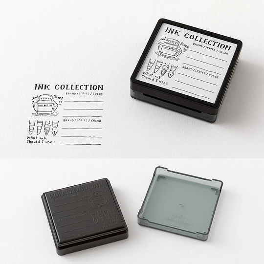 Midori Paintable stamp Pre-inked Ink Collection A