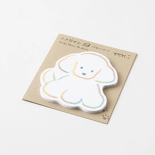 Midori Sticky Notes Die Cut Dog