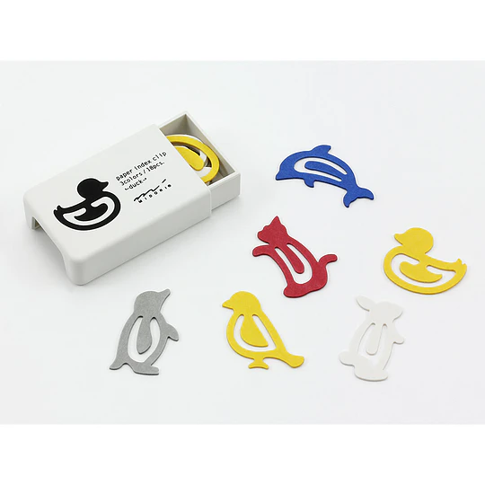 Midori Index Clips Cat