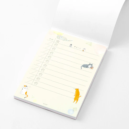Midori To do Memo Pad Cat