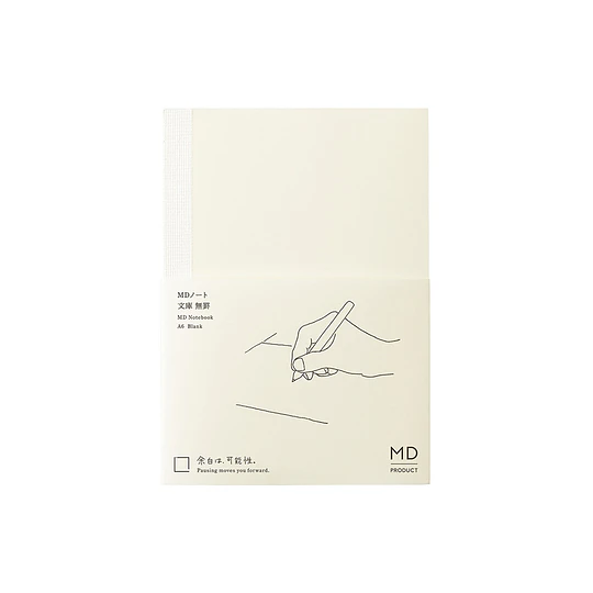 Cuaderno MD Notebook A6 Blanco