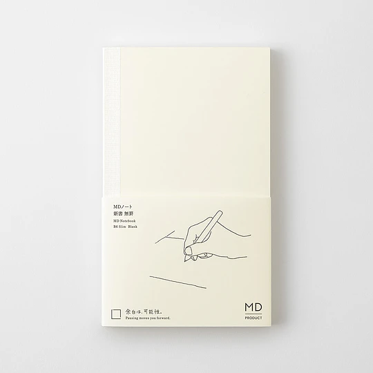 Cuaderno MD B6 Slim Blanco