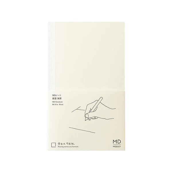 Cuaderno MD B6 Slim Blanco