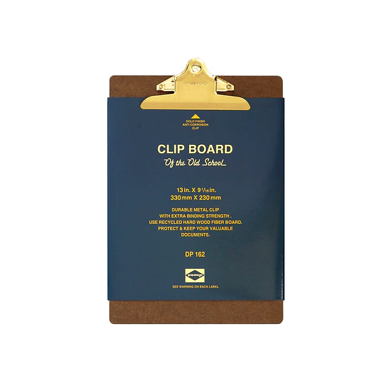 Penco Clipboard A4 Old School Gold 