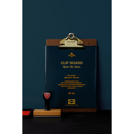 Penco Clipboard A4 Old School Gold 