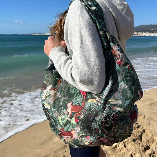 Cedon Bolsa Tela Redonda Monkeys