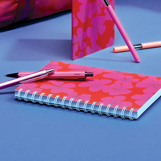 Cedon Libreta Anillada A5 Primrose Fucsia