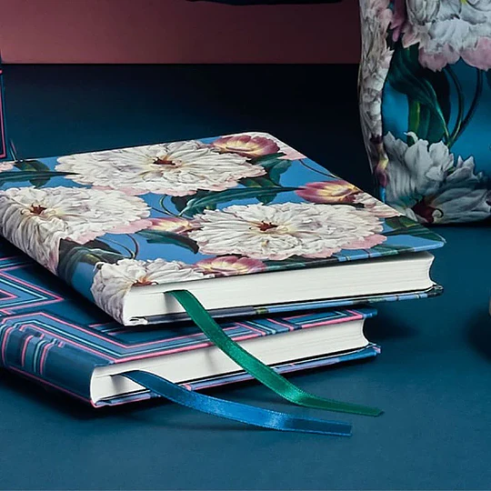 Cedon Libreta Tapa Dura con Elástico A5 Peony