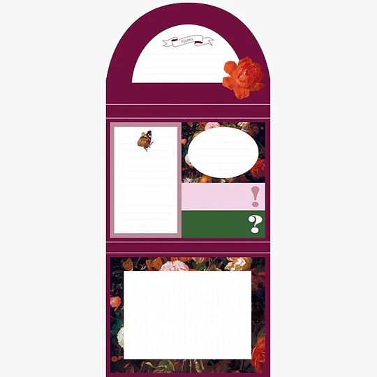 Cedon Set Notas Adhesivas Ruysch Ramo de Flores 