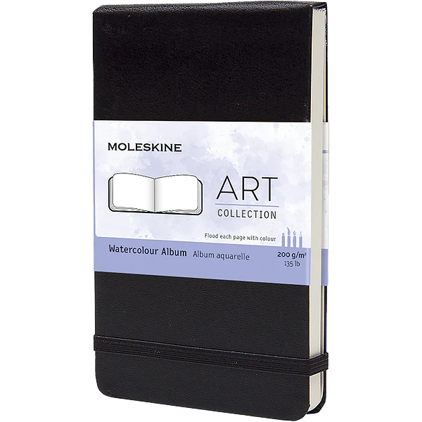Moleskine Art Collection Acuarela Pocket Tapa Dura Negro 