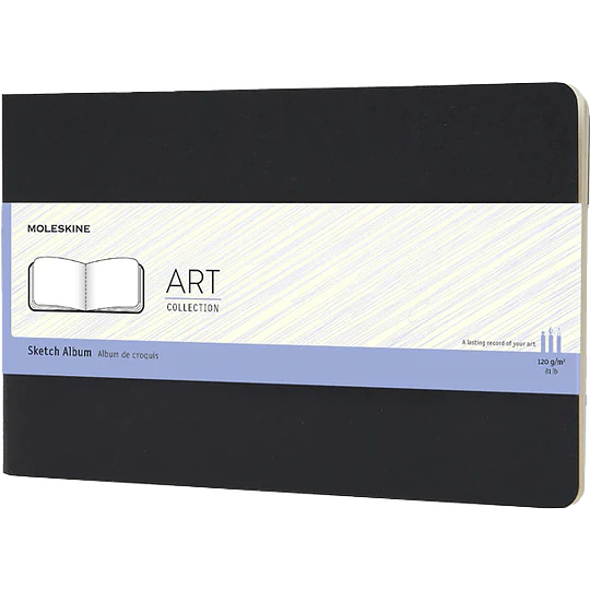 Moleskine Art Collection Dibujo Large Tapa Blanda Negro