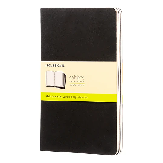 Moleskine Cahier Large Lisa Tapa Blanda  (Set de 3) 