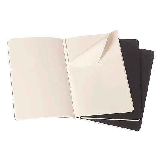 Moleskine Cahier Large Lisa Tapa Blanda  (Set de 3) 