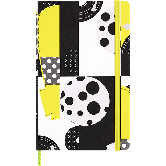 Moleskine Edición Limitada  Marc Jacob - Derrick Adams Large Tapa Dura Amarilla