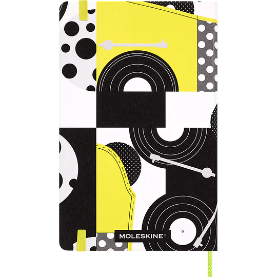 Moleskine Edición Limitada  Marc Jacob - Derrick Adams Large Tapa Dura Amarilla