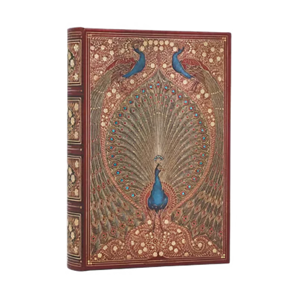 Paperblanks Agenda Mini 2027 Diaria Hafiz’s Peacocks (Sangorski & Sutcliffe)