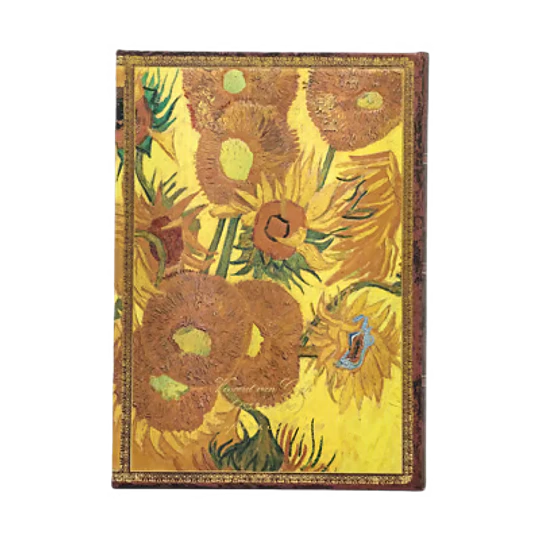Paperblanks Libreta Midi Van Gogh, Sunflowers (Embellished Manuscripts Collection)