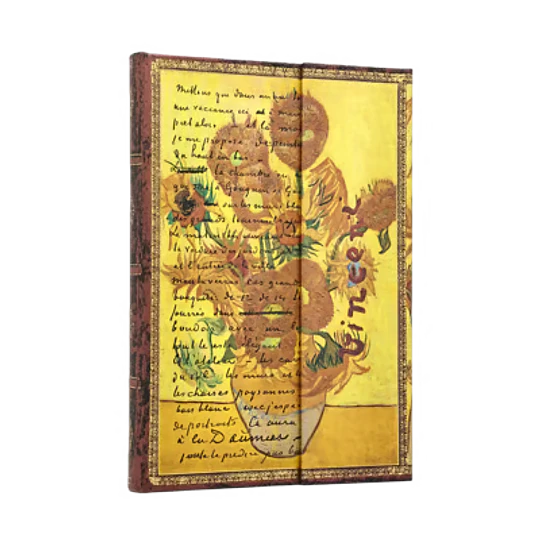 Paperblanks Libreta Midi Van Gogh, Sunflowers (Embellished Manuscripts Collection)