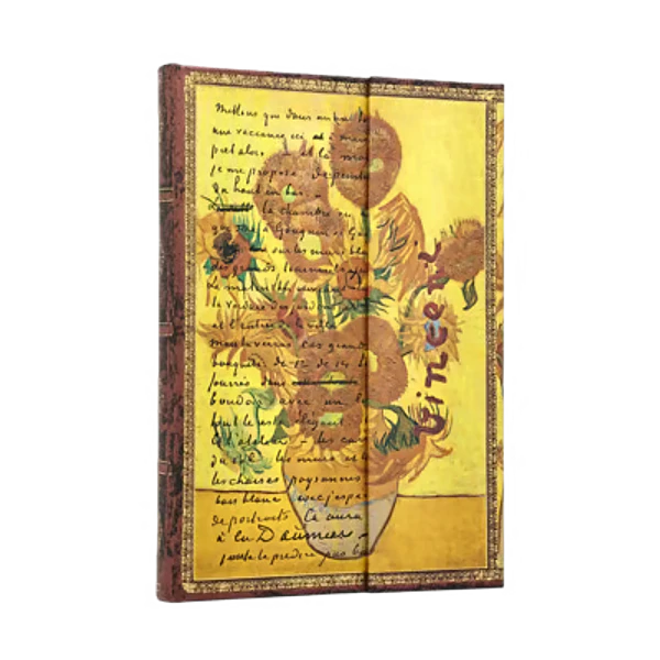 Paperblanks Libreta Midi Van Gogh, Sunflowers (Embellished Manuscripts Collection)