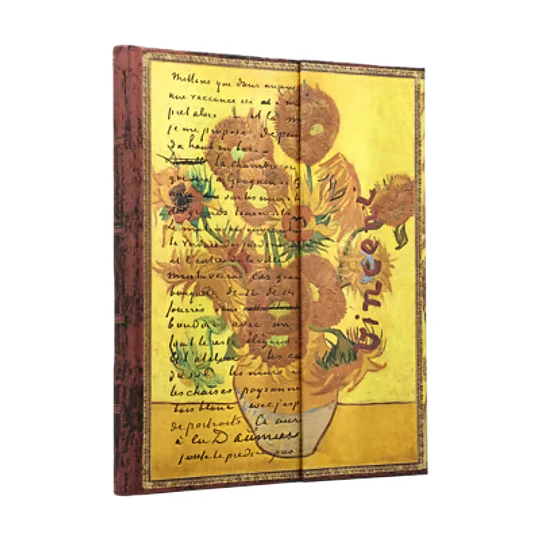 Paperblanks Libreta Ultra Van Gogh, Sunflowers(Embellished Manuscripts Collection)