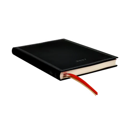 Paperblanks Agenda Midi 2027 Semanal Black Edition Bold