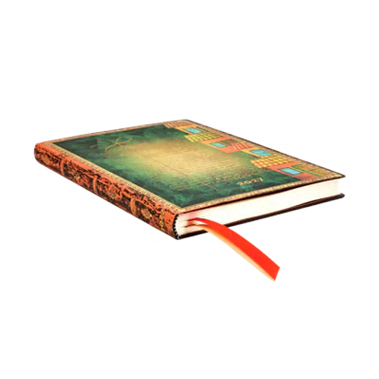 Paperblanks Agenda Midi 2027 Semanal Garcia Marquez, One Hundred Years of Solitude (Embellished Manuscripts Collection)