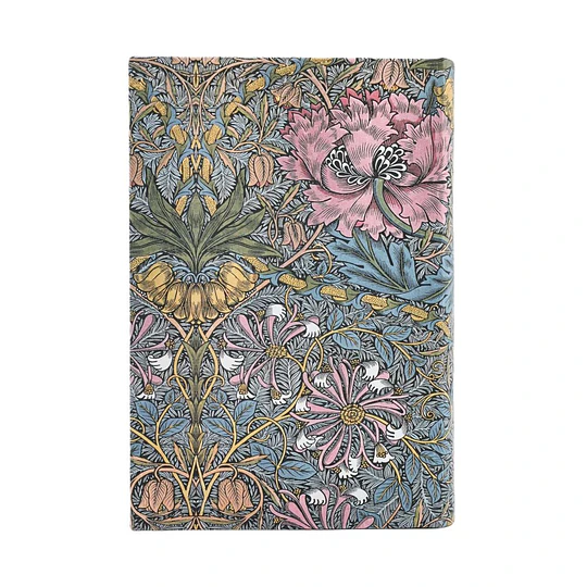 Paperblanks Agenda Mini 2027 Diaria William Morris, Pink Honeysuckle (Sangorski & Sutcliffe)