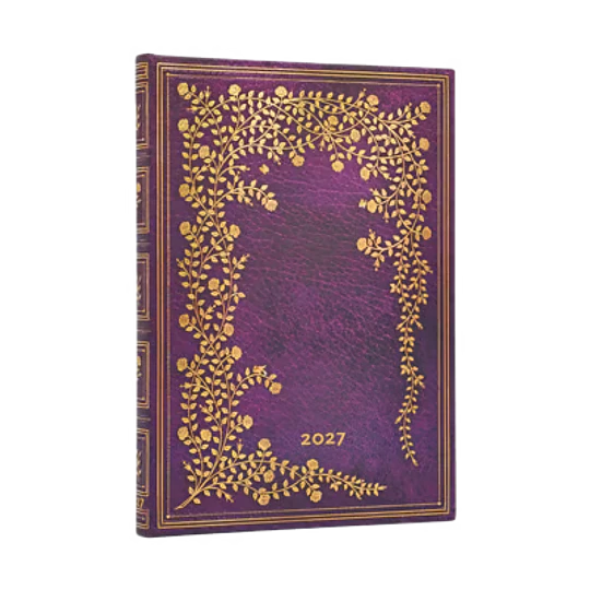 Paperblanks Agenda Midi 2027 Semanal New York Rose (Gilded Age)
