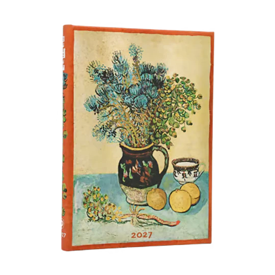 Paperblanks Agenda Midi 2027 Semanal Van Gogh’s Still Life (Embellished Manuscripts Collection)